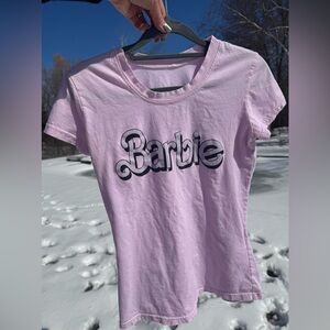 Pink Barbie Inspired Graphic Tee S/M Y2K Career Quote Shirt